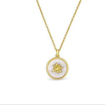 "Natural Beauty" Halskette, 18k Gold Vermeil