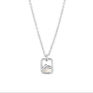 "Alpine Pearl" Halskette, 925 Sterling-Silber