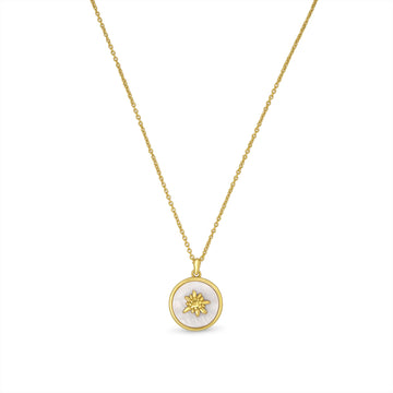 "Natural Beauty" Halskette, 18k Gold Vermeil