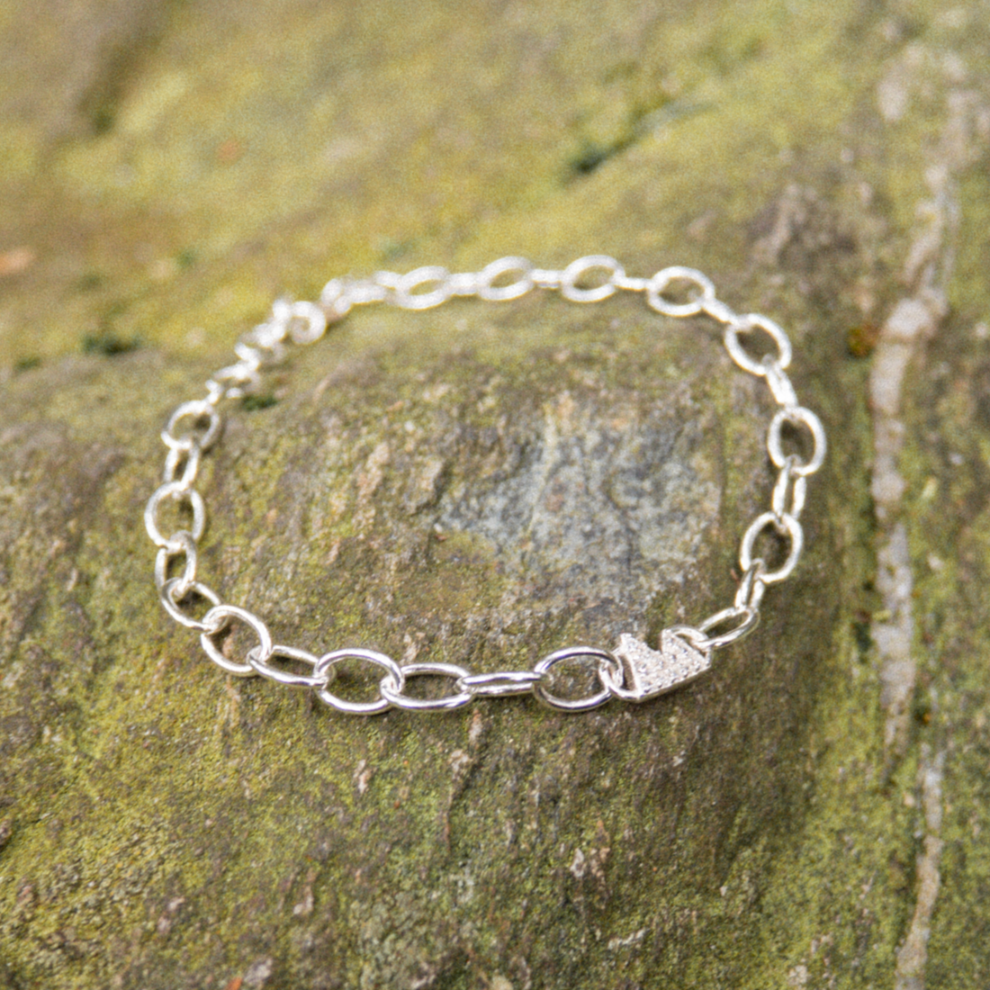 "Mountain Glam" Gliederarmband, 925 Sterling Silber